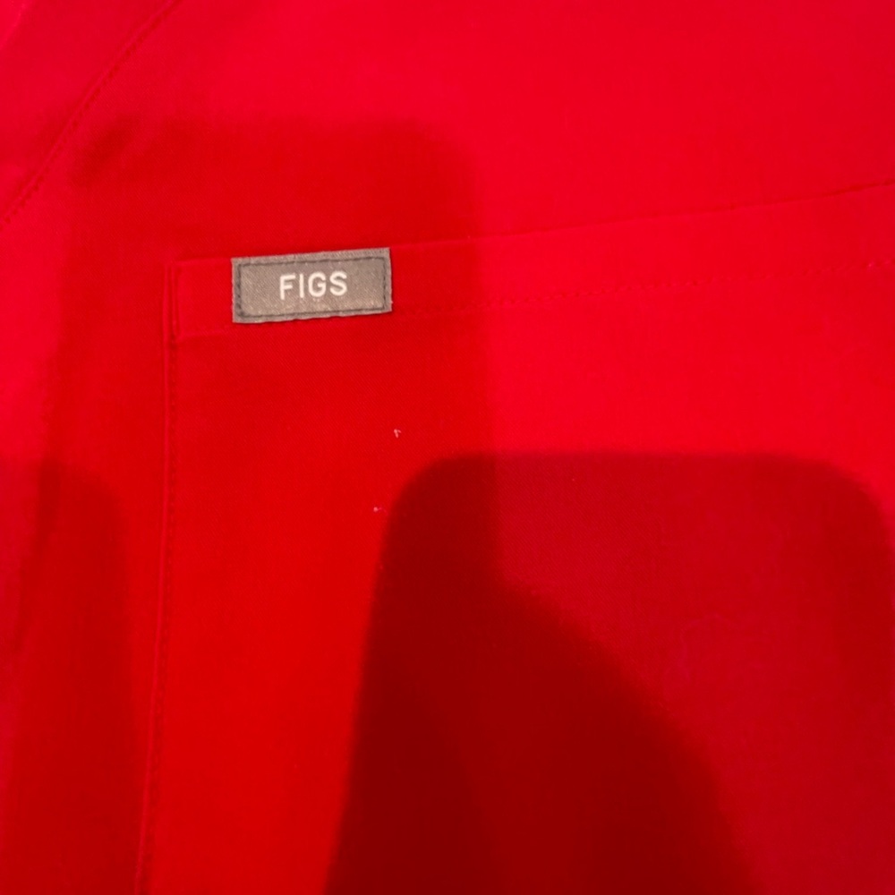 FIGS beautiful red! Worn once!